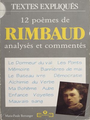 cover image of 12 poèmes de Rimbaud